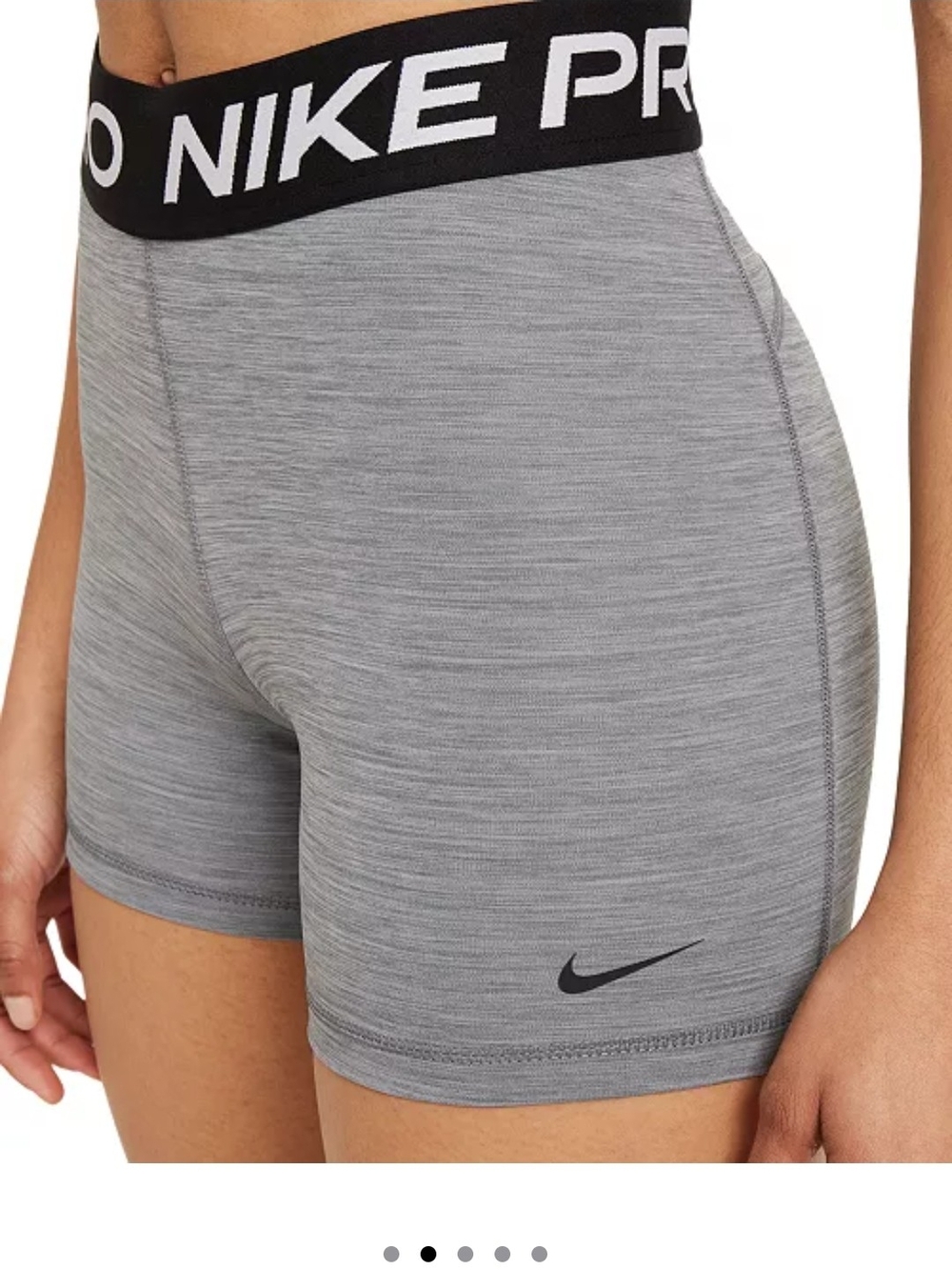 Nike Pro Dry Fit Women's Gray Performance Shorts Sz. M NWT
